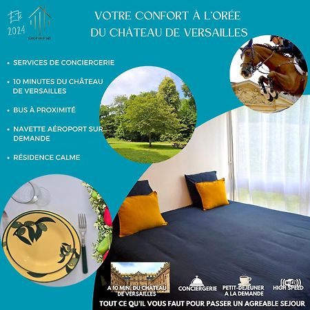 Sejour A 10 Minutes Du Chateau De Versailles Et 20 Minutes De Roland-Garros- Votre Suite Avec Lit King Size Le Chesnay  Eksteriør billede